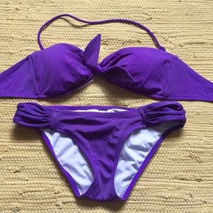Victoria’s Secret purple swimsuit